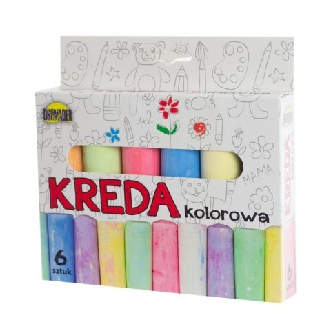Kreda chodnikowa gruba 6szt. DROMADER