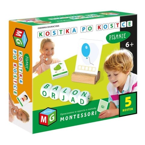 Montessori pisanie 5 kostek MULTIGRA
