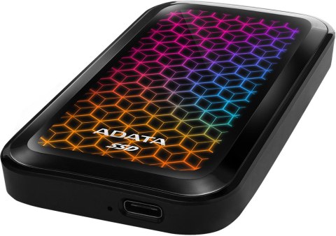 DYSK ZEWNĘTRZNY ADATA SSD SE770G 512G USB3.2-A/C RGB