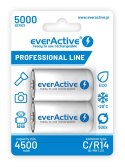 Akumulatorki C / R14 everActive Ni-MH Ni-MH 5000 mAh Professional line (box 2 szt.)