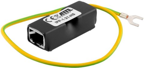 Ogranicznik przepięć Gigabit LAN + PoE ATTE IPP-1-21-HS Ogranicznik przepięć Gigabit LAN + PoE ATTE IPP-1-21-HS