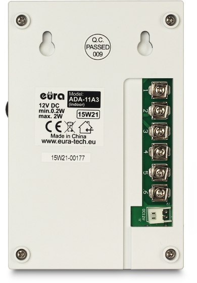 Zestaw domofonowy EURA ADP-11A3 / DIN15W12 + elektrozaczep Zestaw domofonowy EURA ADP-11A3 / DIN15W12 + elektrozaczep