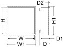 OBUDOWA ALARMOWA PUSTA Pulsar AWO000PU