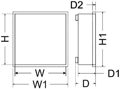 OBUDOWA ALARMOWA PUSTA Pulsar AWO000PU OBUDOWA ALARMOWA PUSTA Pulsar AWO000PU