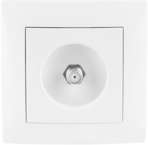 Gniazdo RTV VCX LC 45 Biały