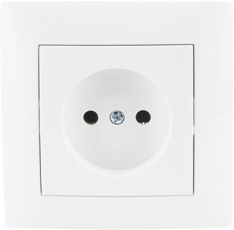 Gniazdo pojedyncze VCX LC 07 Biały