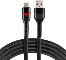 KABEL USB / USB-C RGB LED everActive CBB-1CBR 100cm 3A
