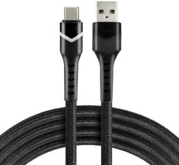 KABEL USB / USB-C RGB LED everActive CBB-1CBR 100cm 3A