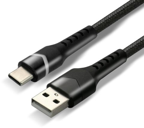 KABEL USB / USB-C RGB LED everActive CBB-1CBR 100cm 3A