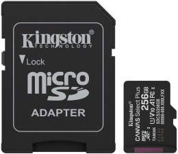 Karta pamięci microSD Kingston Canvas Select Plus microSDXC C10 UHS-I 256GB