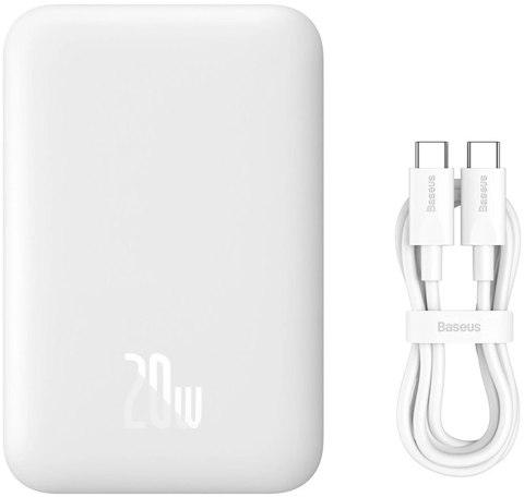 Powerbank Baseus Magnetic Mini Air PPCXM06A 6000mAh MagSafe 15W PD QC 20W USB-C + kabel Powerbank Baseus Magnetic Mini Air PPCXM06A 6000mAh MagSafe 15W PD QC 20W USB-C + kabel