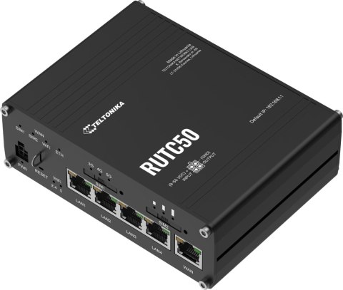 Teltonika RUTC50 router przemysłowy 5G (RUTC50200000) Teltonika RUTC50 router przemysłowy 5G (RUTC50200000)