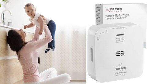 Zestaw czujników FIRESCO czujnik czadu+czujnik dymu