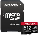 Adata Karta microSD High Endurance 512GB UHS1 U3 V30 A2 100/85MB/s + Adapter