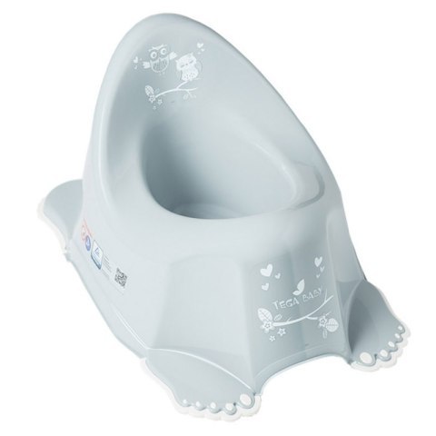 Nocnik sowa antypoślizg szary TEGA