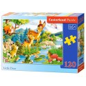 Puzzle 120el. little deer CASTOR