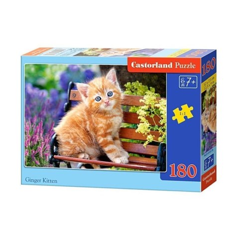 Puzzle 180 el. ginger kitten CASTOR Puzzle 180 el. ginger kitten CASTOR
