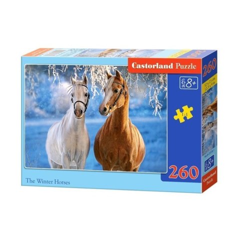 Puzzle 260 el. winter horses CASTOR Puzzle 260 el. winter horses CASTOR