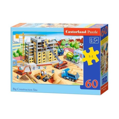 Puzzle 60el. big constr. site CASTOR Puzzle 60el. big constr. site CASTOR
