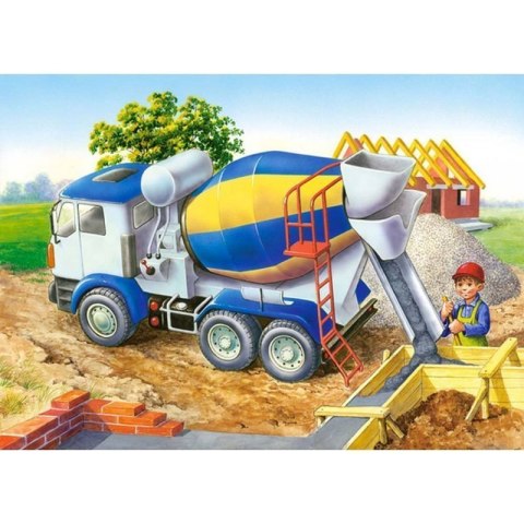 Puzzle 60el. building site CASTOR Puzzle 60el. building site CASTOR