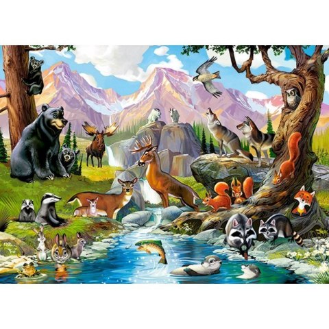 Puzzle 70 forest animals CASTOR Puzzle 70 forest animals CASTOR