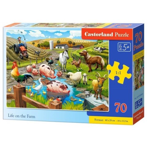 Puzzle 70 life on the farm CASTOR Puzzle 70 life on the farm CASTOR