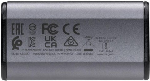Adata Dysk zewnętrzny SSD SE880 2TB USB3.2A/C Gen2x2 Szary