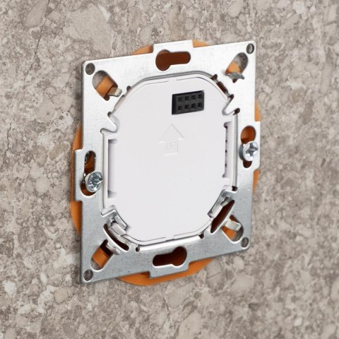 ENGO Controls E55-W - Regulator temperatury do ramki 55x55, 230V, biały, Internetowy, Wi-Fi