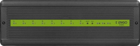 ENGO Controls ECB62-ZB - Listwa bezprzewodowa 6 stref + 2 strefy przewodowe, 230V, ZigBee, moduł pompy i kotła