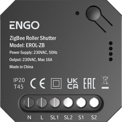 ENGO Controls EROL-ZB - Sterownik Rolet ZigBee do systemu ENGO Smart podtynkowy