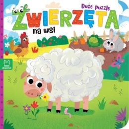 ZWIERZĘTA NA WSI DUŻE PUZZLE