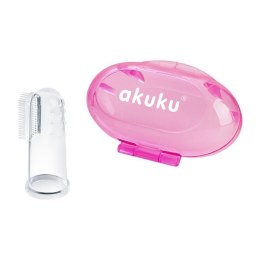 Szczoteczka silikonowa pink AKUKU