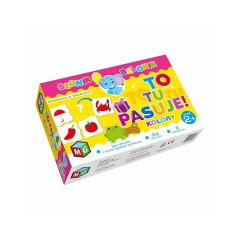 To tu pasuje-kolory-słonik bal MULTIGRA