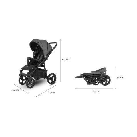 Wózek spacerowy eze 10 CAMARELO Wózek spacerowy eze 10 CAMARELO