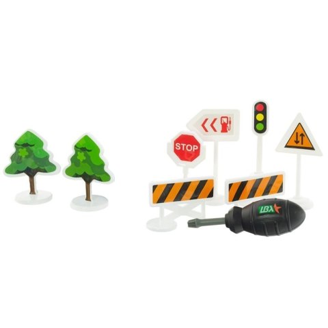 Zabawka pojazdy rolnicze do składania EUROBABY ZABAWKI