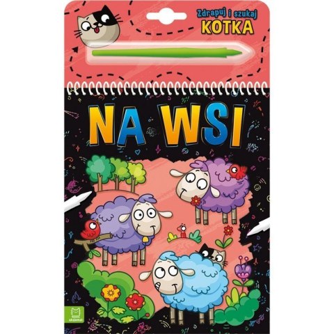 Zdrapuj i szukaj kotka na wsi AKSJOMAT