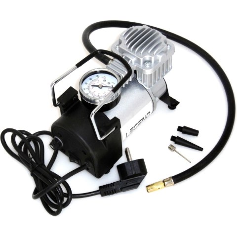 Kompresor jednocylindrowy elektryczny z manometrem - Legend Sport Kompresor jednocylindrowy elektryczny z manometrem - Legend Sport