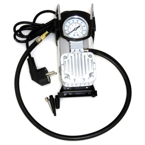 Kompresor jednocylindrowy elektryczny z manometrem - Legend Sport Kompresor jednocylindrowy elektryczny z manometrem - Legend Sport