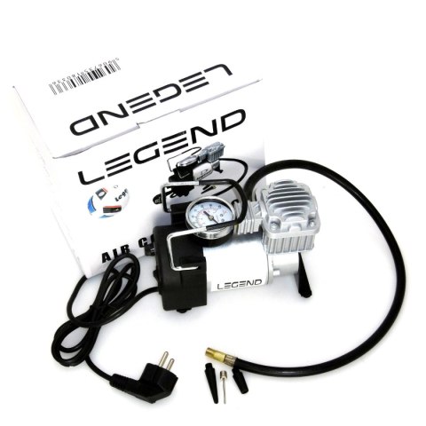 Kompresor jednocylindrowy elektryczny z manometrem - Legend Sport Kompresor jednocylindrowy elektryczny z manometrem - Legend Sport