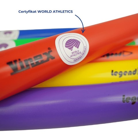Pałeczka sztafetowa plastikowa SENIOR - Legend Sport Pałeczka sztafetowa plastikowa SENIOR - Legend Sport