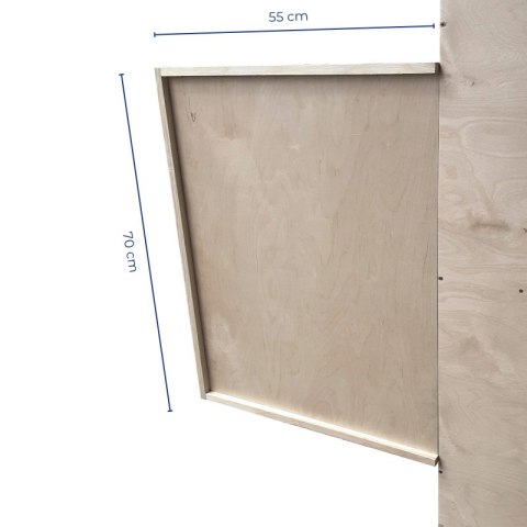 Podest treningowy 55x80x120 cm mobilny z półką na kosz - Legend Sport Podest treningowy 55x80x120 cm mobilny z półką na kosz - Legend Sport