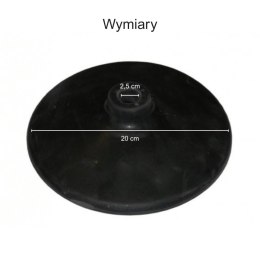 Podstawa gumowa 1,0 kg - Legend Sport