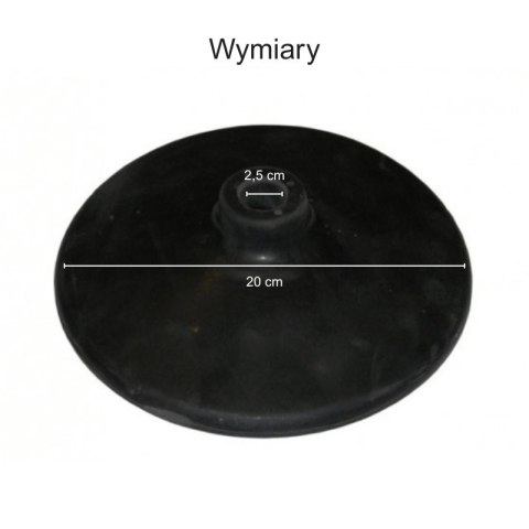 Podstawa gumowa 1,0 kg - Legend Sport Podstawa gumowa 1,0 kg - Legend Sport