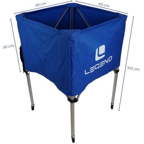 Wózek na piłki aluminiowy składany Parasol - Legend Sport