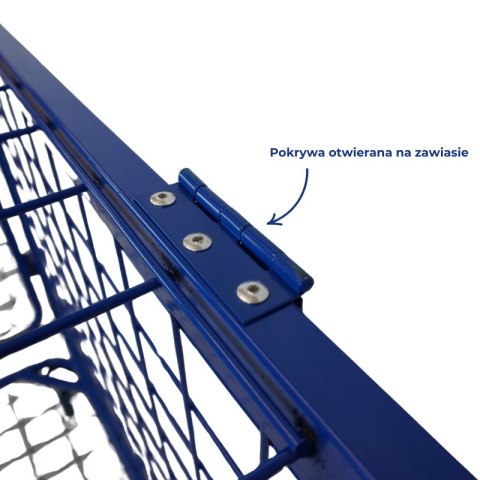 Wózek na piłki z profilu metalowego i kratownicy - Legend Sport