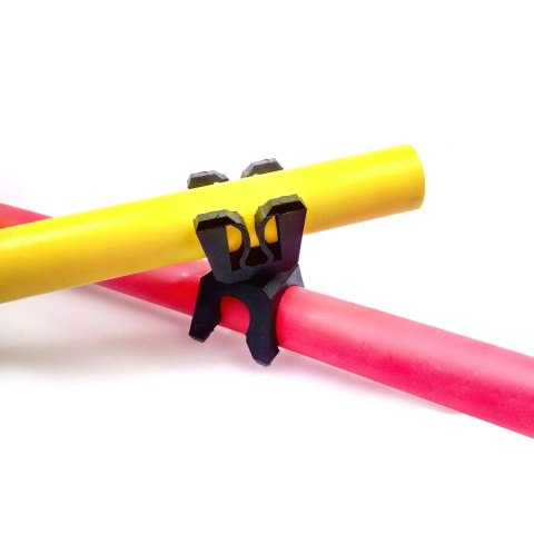 Złączka obrotowa do tyczek czarna