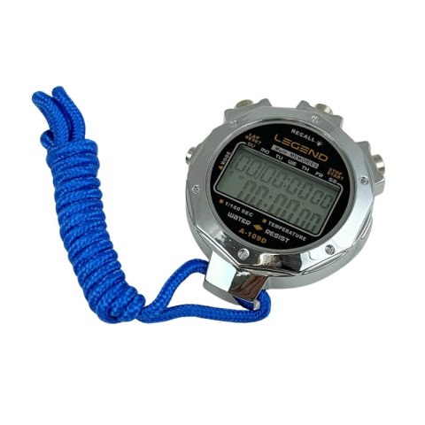 Cyfrowy stoper w metalowej obudowie 10 międzyczasów - Legend Sport Cyfrowy stoper w metalowej obudowie 10 międzyczasów - Legend Sport