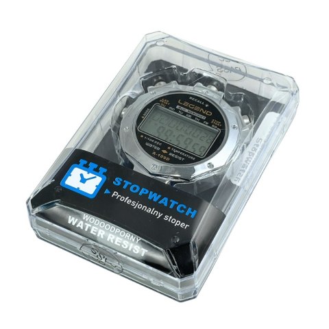 Cyfrowy stoper w metalowej obudowie 10 międzyczasów - Legend Sport Cyfrowy stoper w metalowej obudowie 10 międzyczasów - Legend Sport